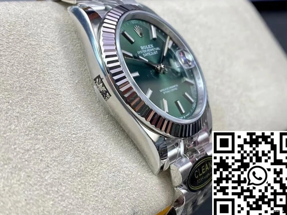Rolex M126334-0027 Clean Dial Green Mint Factory Datejust 0601